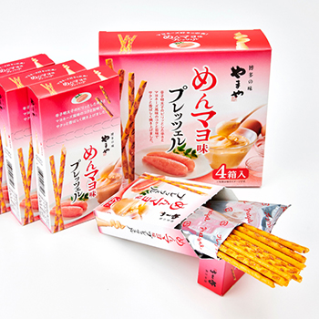 やまやめんマヨ味　プレッツェル